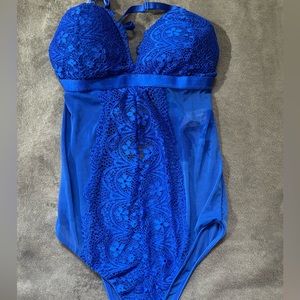 blue women’s bodysuit